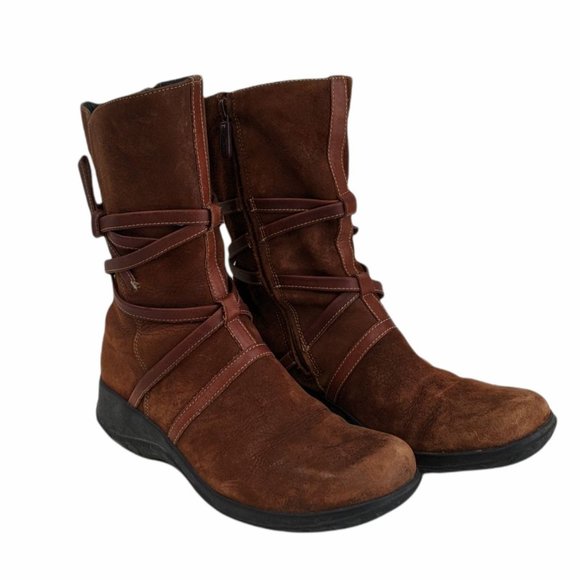 Clarks Shoes - Clarks Artisan Collection Mid-calf Tan Boots 9.5M